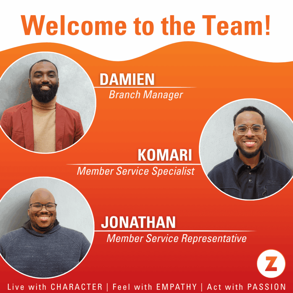 Welcome to the Team! Zeal Credit Union New Hires for September 2025